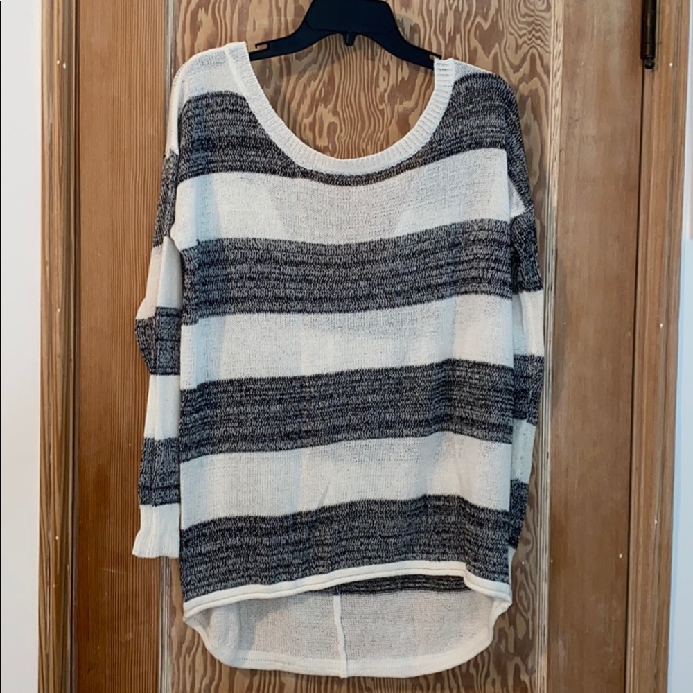 Low back sweater